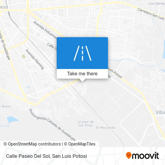 Calle Paseo Del Sol map