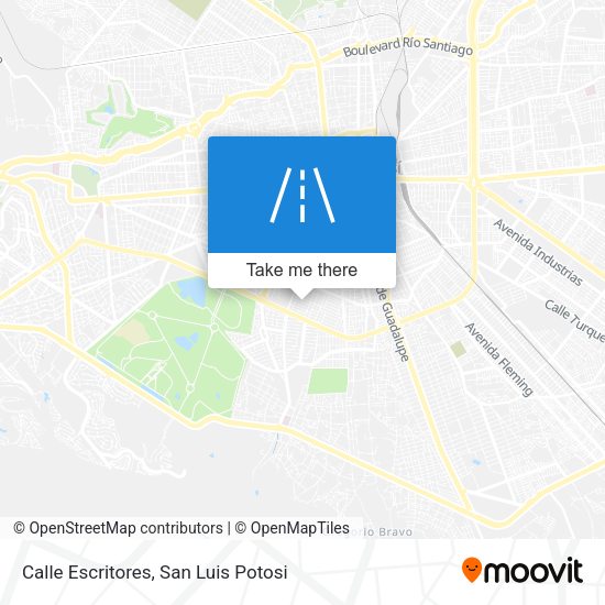 Calle Escritores map