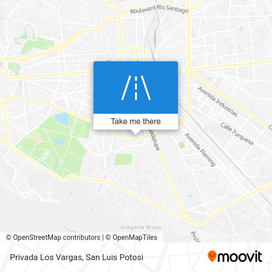 Privada Los Vargas map