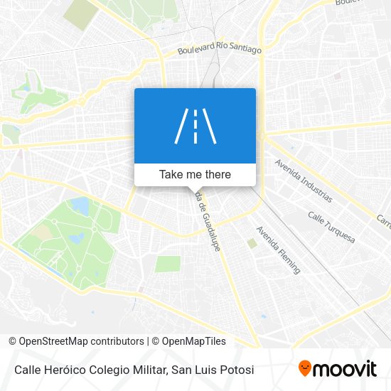 Mapa de Calle Heróico Colegio Militar