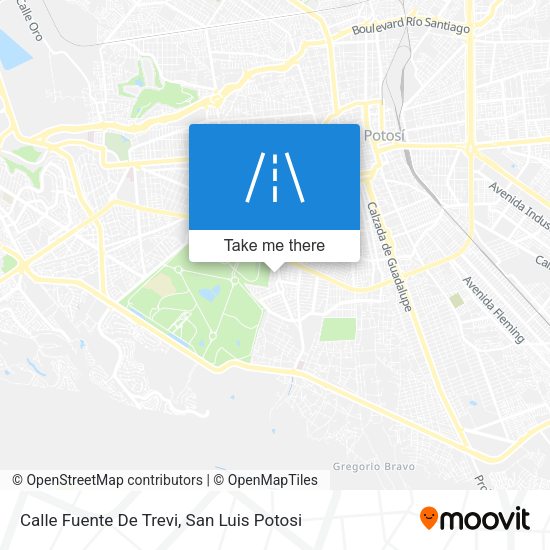 Calle Fuente De Trevi map