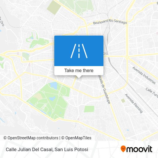 Calle Julian Del Casal map