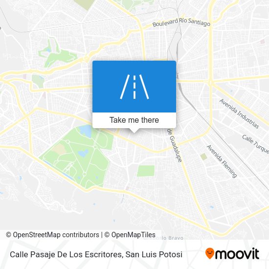 Mapa de Calle Pasaje De Los Escritores