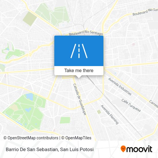 Barrio De San Sebastian map
