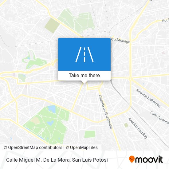 Mapa de Calle Miguel M. De La Mora