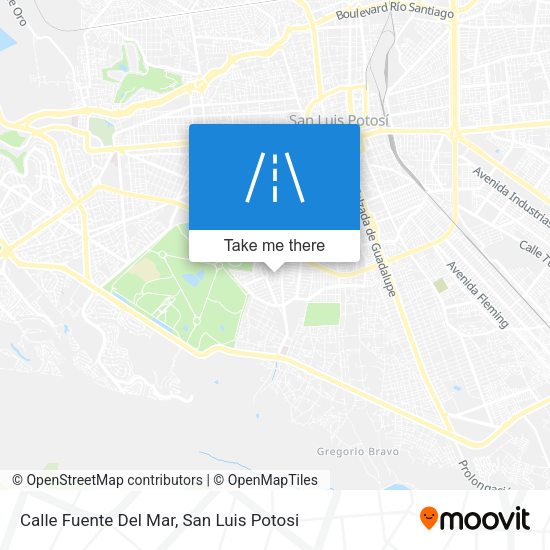 Mapa de Calle Fuente Del Mar