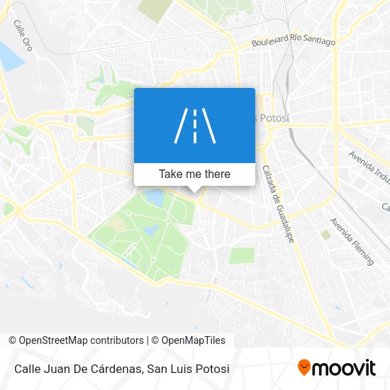 Mapa de Calle Juan De Cárdenas