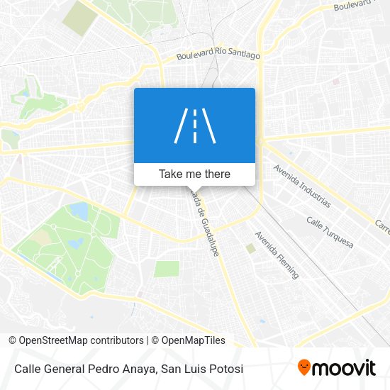 Calle General Pedro Anaya map