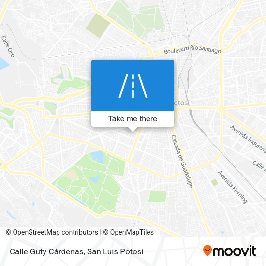 Calle Guty Cárdenas map