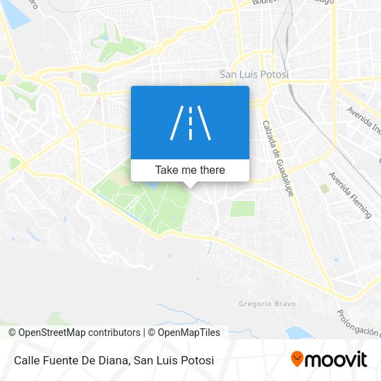 Calle Fuente De Diana map