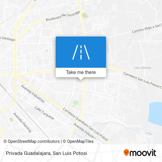 Privada Guadalajara map