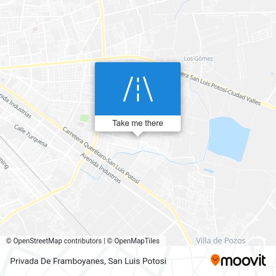 Mapa de Privada De Framboyanes