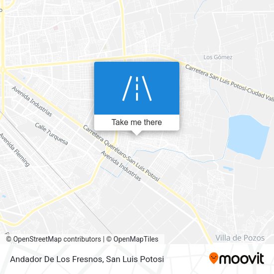 Andador De Los Fresnos map