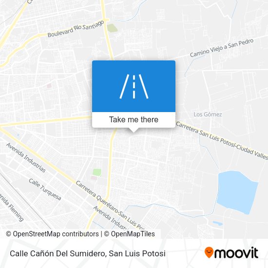 Mapa de Calle Cañón Del Sumidero
