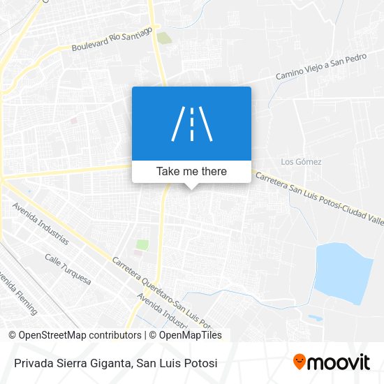 Privada Sierra Giganta map