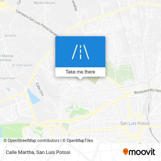 Calle Martha map