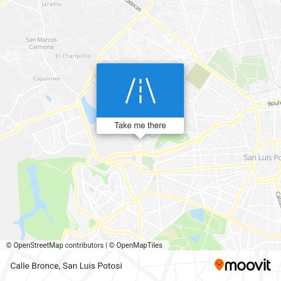 Calle Bronce map