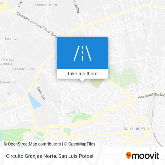 Circuito Granjas Norte map
