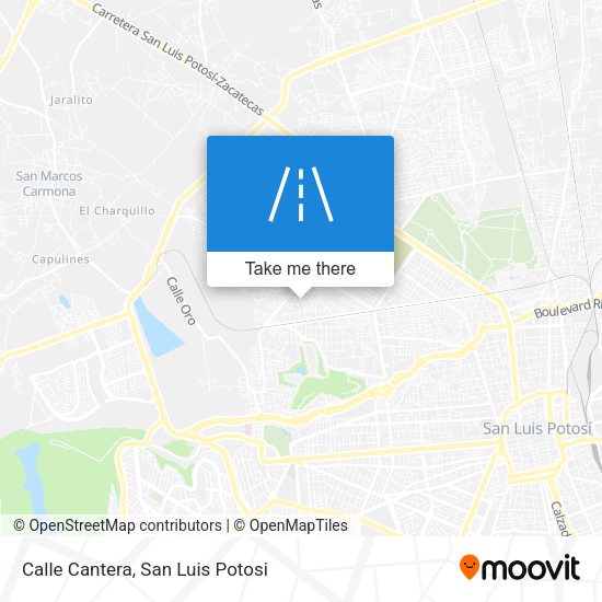 Mapa de Calle Cantera
