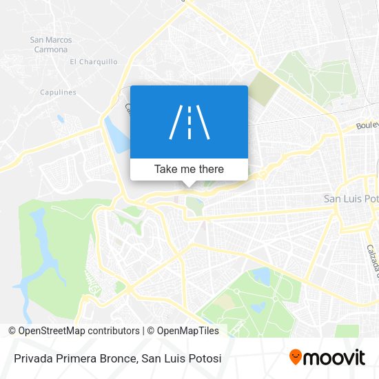 Privada Primera Bronce map