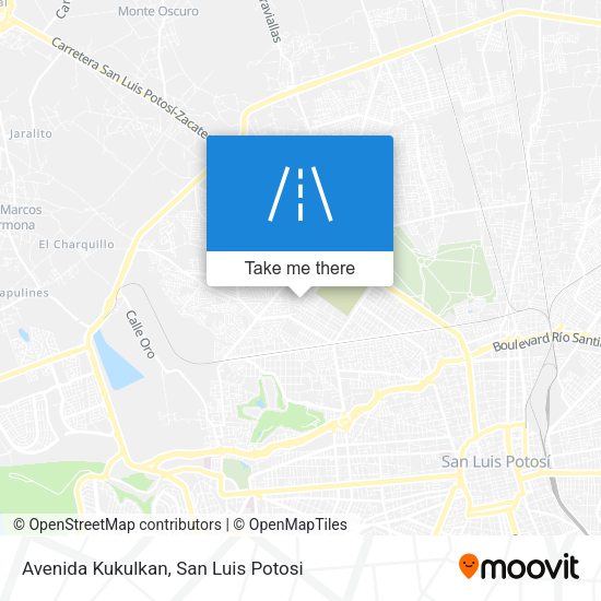 Avenida Kukulkan map