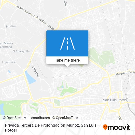 Privada Tercera De Prolongación Muñoz map