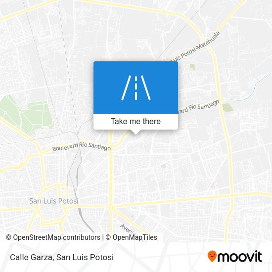 Calle Garza map