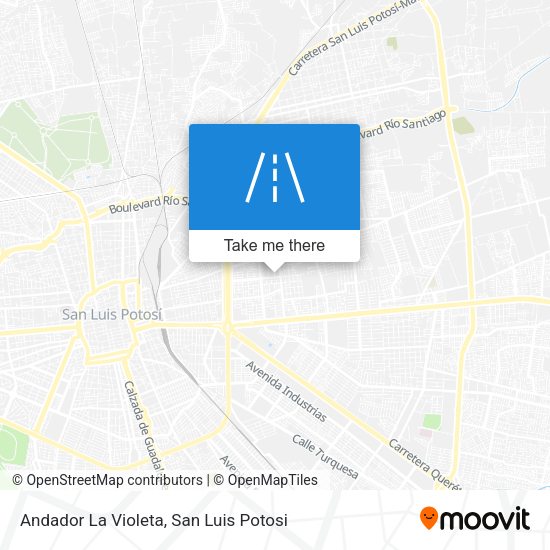 Andador La Violeta map