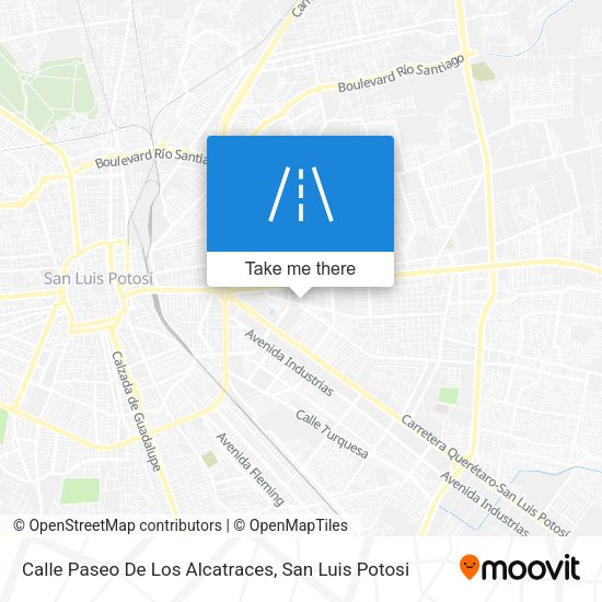 Mapa de Calle Paseo De Los Alcatraces