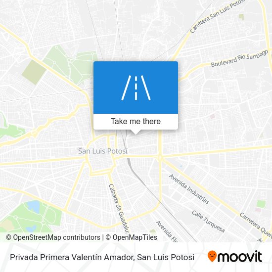Privada Primera Valentín Amador map