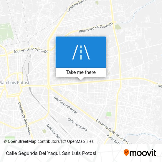 Calle Segunda Del Yaqui map