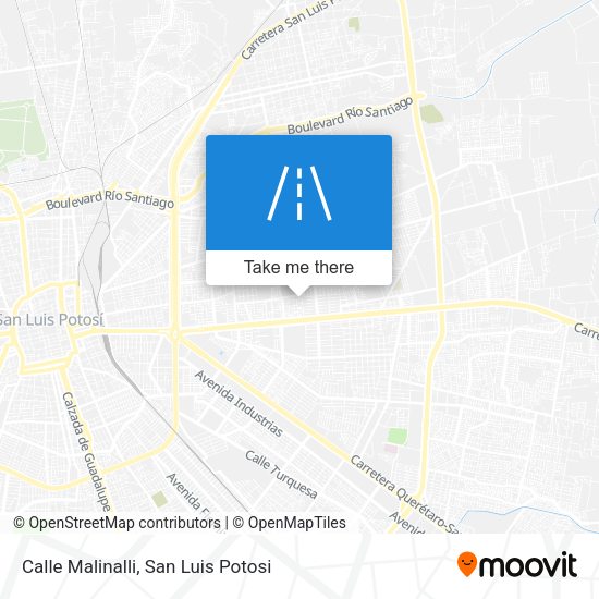 Calle Malinalli map