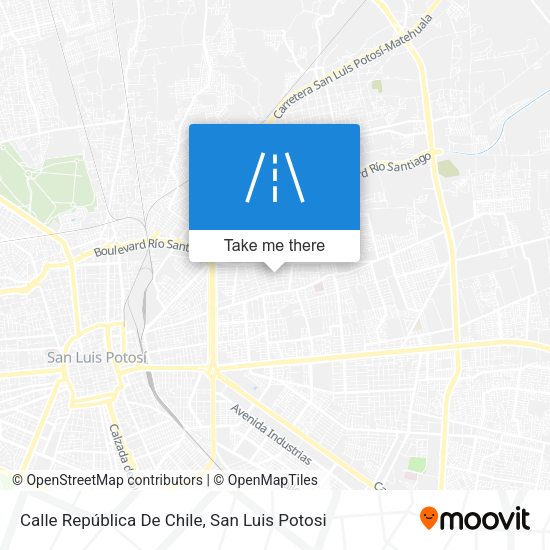 Mapa de Calle República De Chile