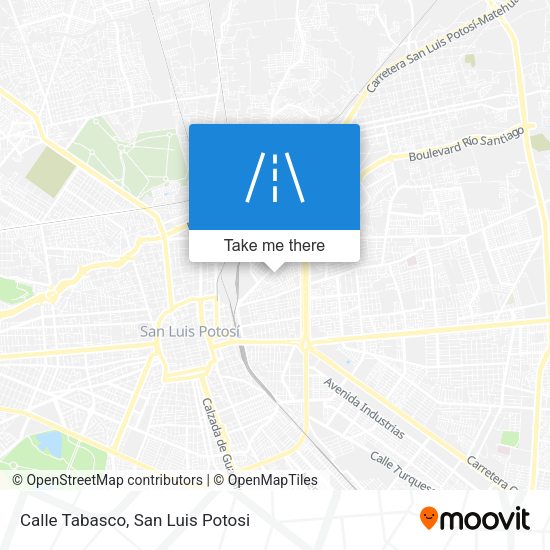 Calle Tabasco map