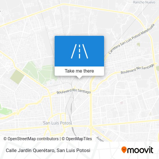 Mapa de Calle Jardín Querétaro