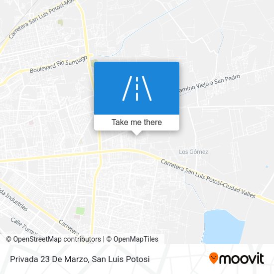 Privada 23 De Marzo map