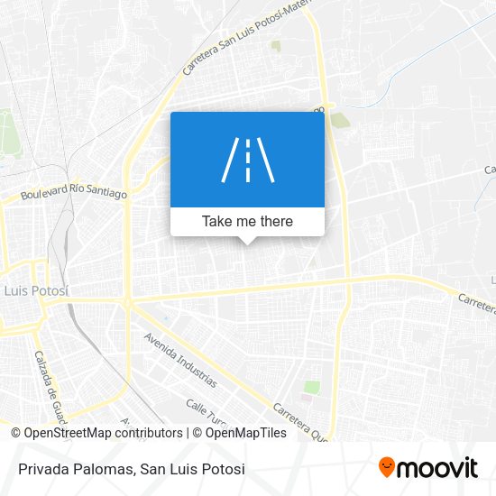 Privada Palomas map