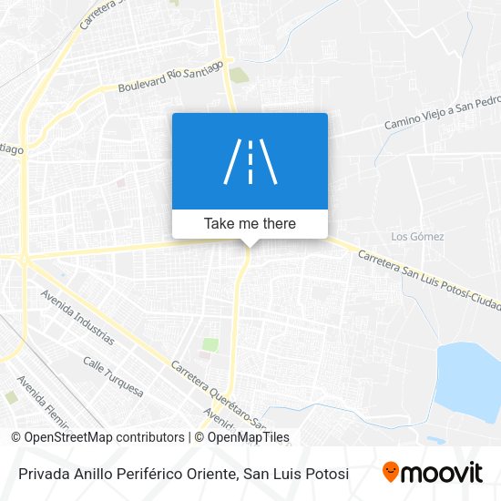 Mapa de Privada Anillo Periférico Oriente