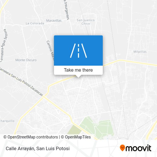 Calle Arrayán map