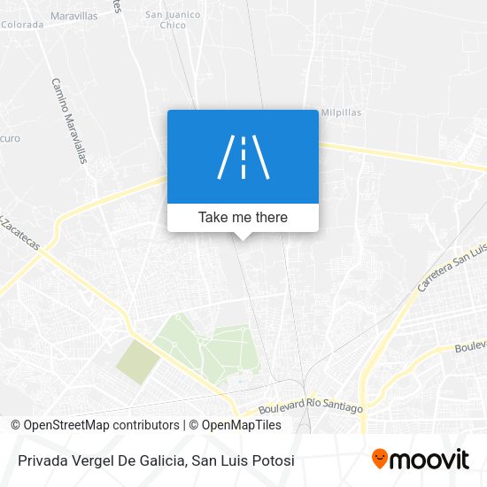 Mapa de Privada Vergel De Galicia