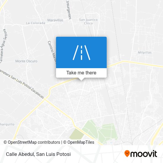 Calle Abedul map