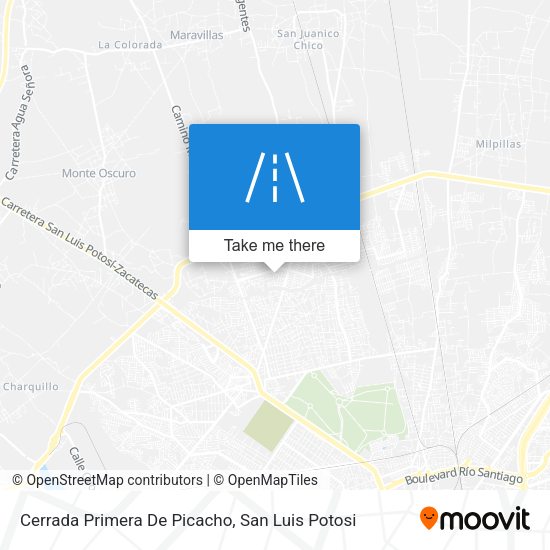 Cerrada Primera De Picacho map