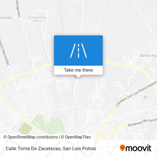 Calle Toma De Zacatecas map