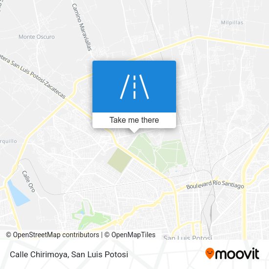 Calle Chirimoya map