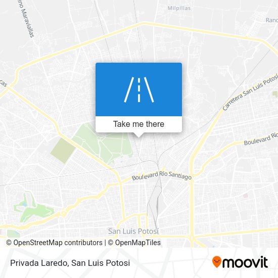 Privada Laredo map
