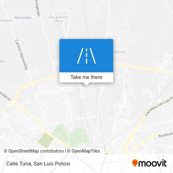 Calle Tuna map