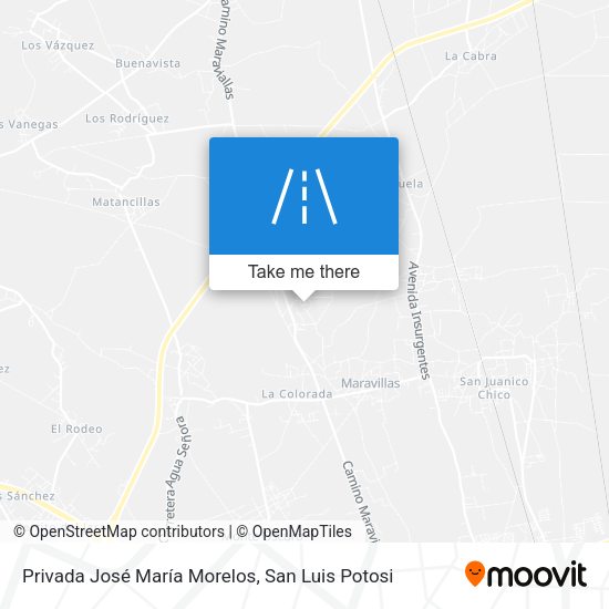 Mapa de Privada José María Morelos