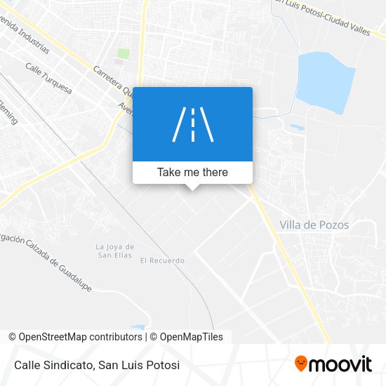 Mapa de Calle Sindicato