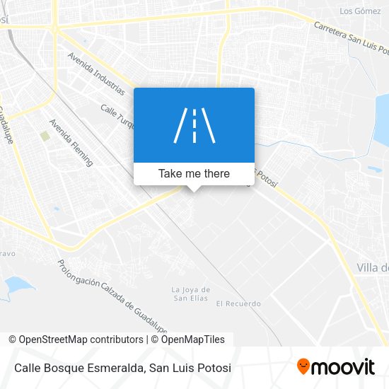 Calle Bosque Esmeralda map