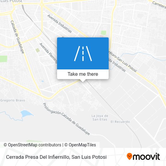 Cerrada Presa Del Infiernillo map